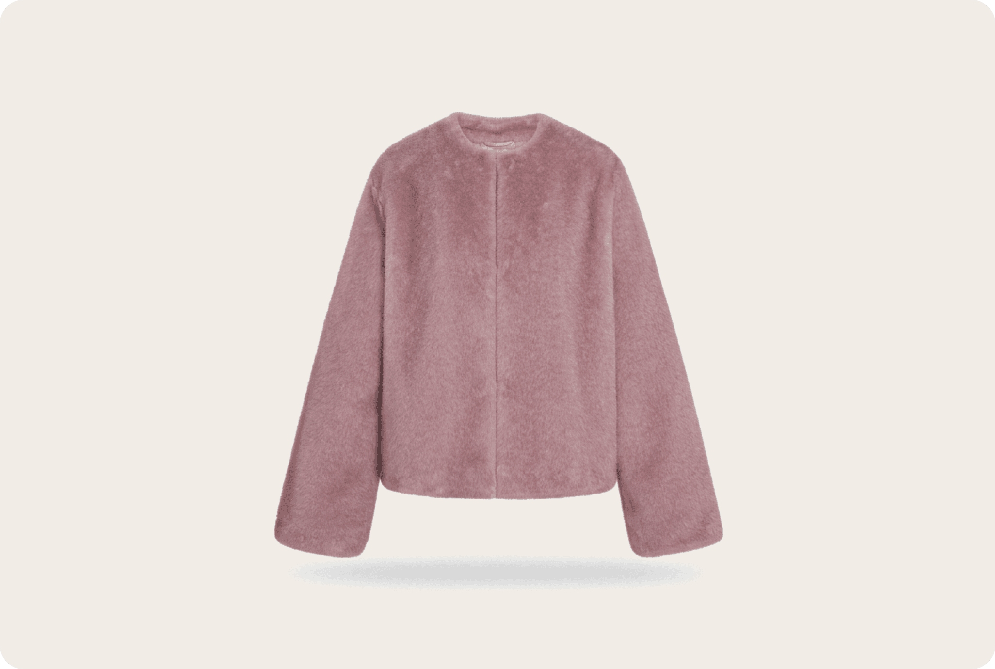 Purple textured jacket fashion item